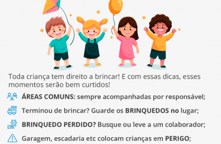 CRIANÇAS DESACOMPANHADAS AREA COMUM CONDOMÍNIO